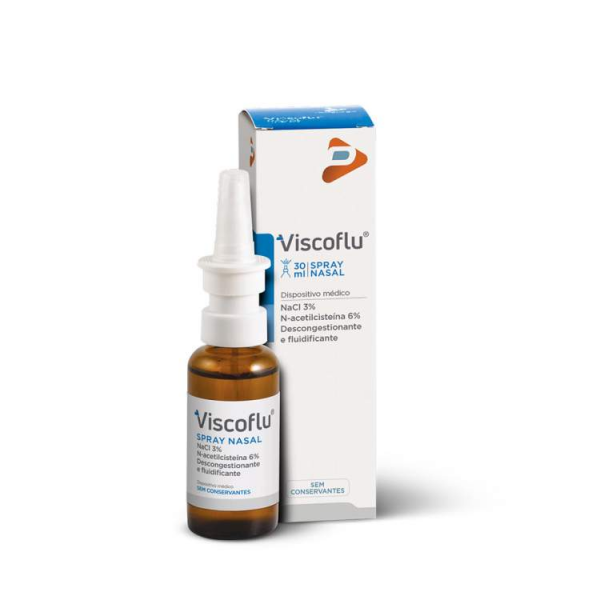 Viscoflu Spray Nasal Esteril 30 mL Farmácia Mirafoz